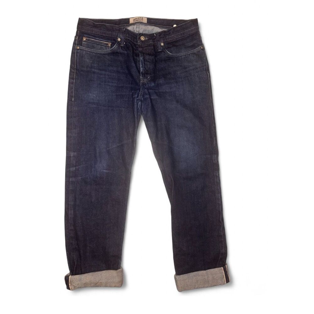 Naked & Famous Weird Guy Selvedge Indigo Denim Jeans Men's SZ 34x26 Japanese